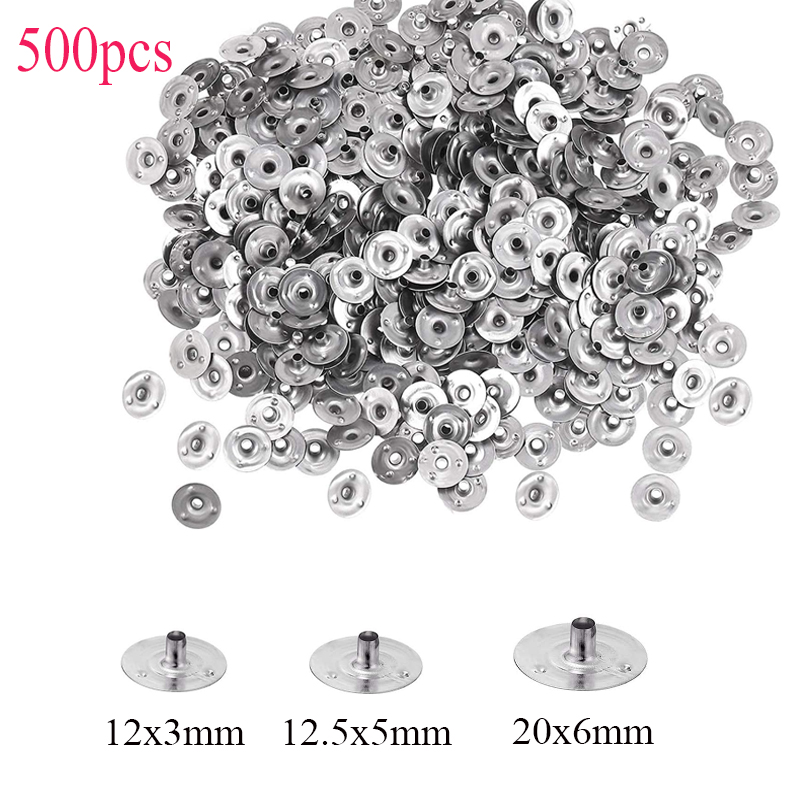 Candle Holder Supplies - 500 Pieces Candle Wick Metal Sustainer