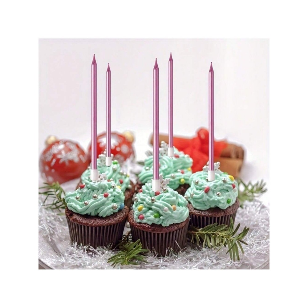 6 Pieces Metallic Candle Long  - огляд і ціна Candle Holder Supplies