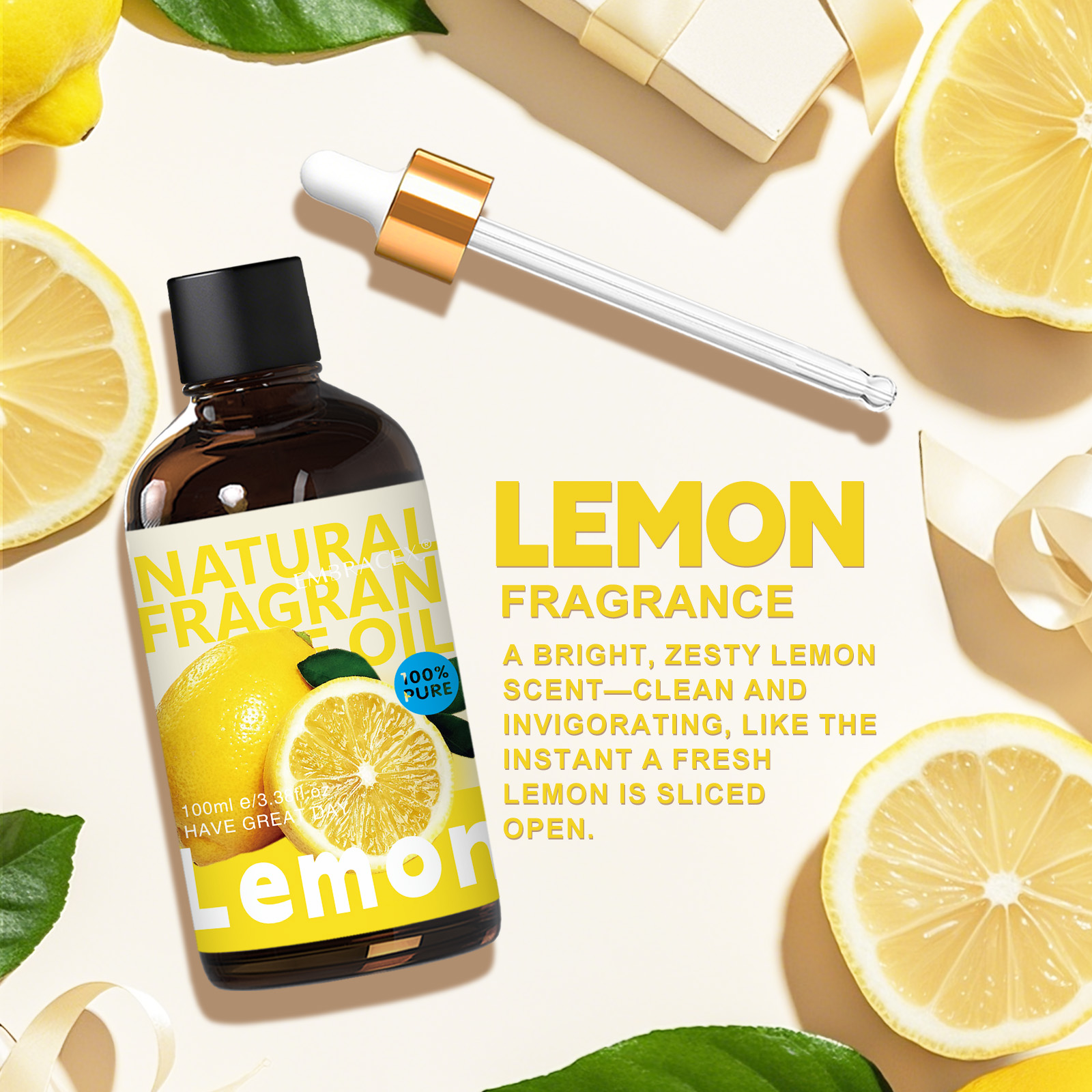100ml Lemon Essential Oil Car  - огляд і ціна Candle Supplies Essential Oils