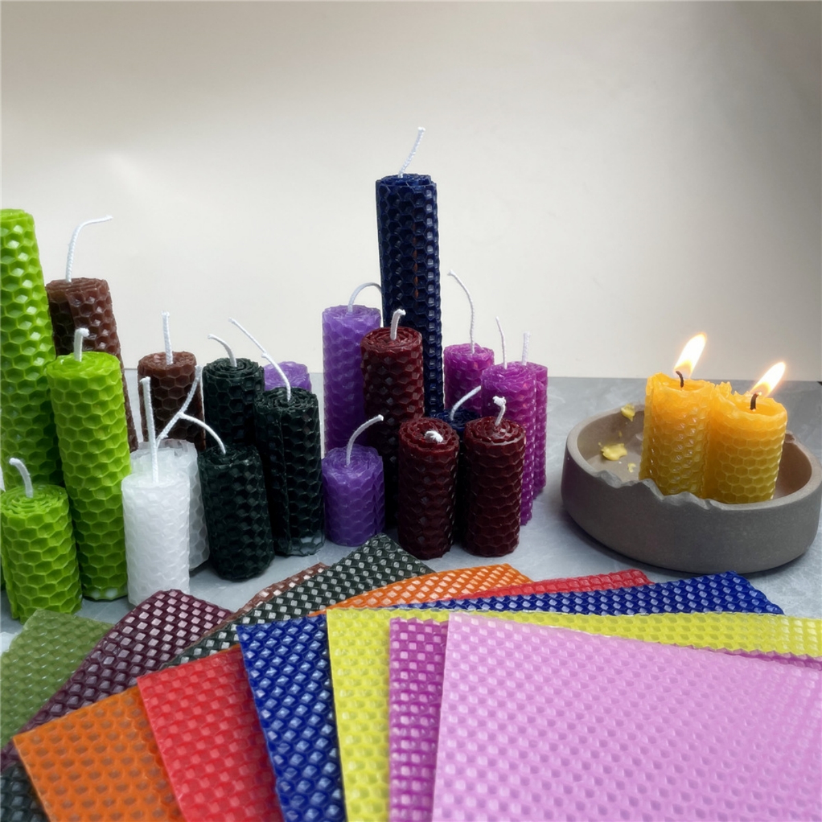 13pcs 20*20cm Color Beeswax Sh - огляд і ціна Beeswax Sheet Roll