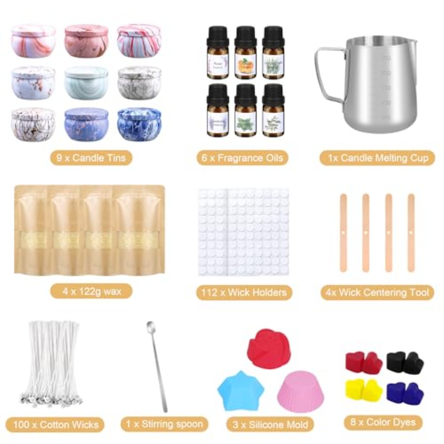 Candle Making Kits for Adults, - огляд і ціна Candle Supplies Essential Oils