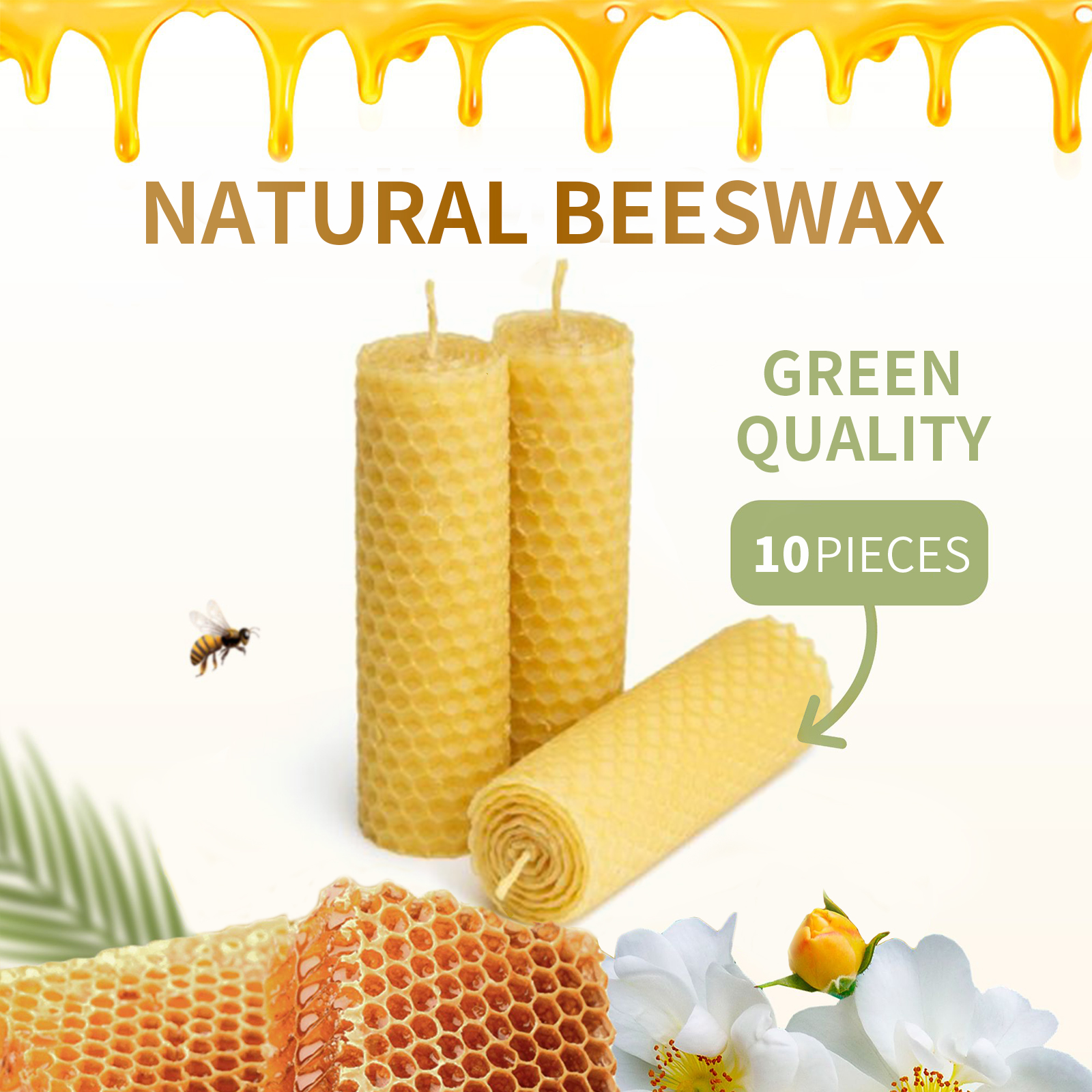 Beeswax Sheets for Candle Maki - огляд і ціна Beeswax Sheet Roll