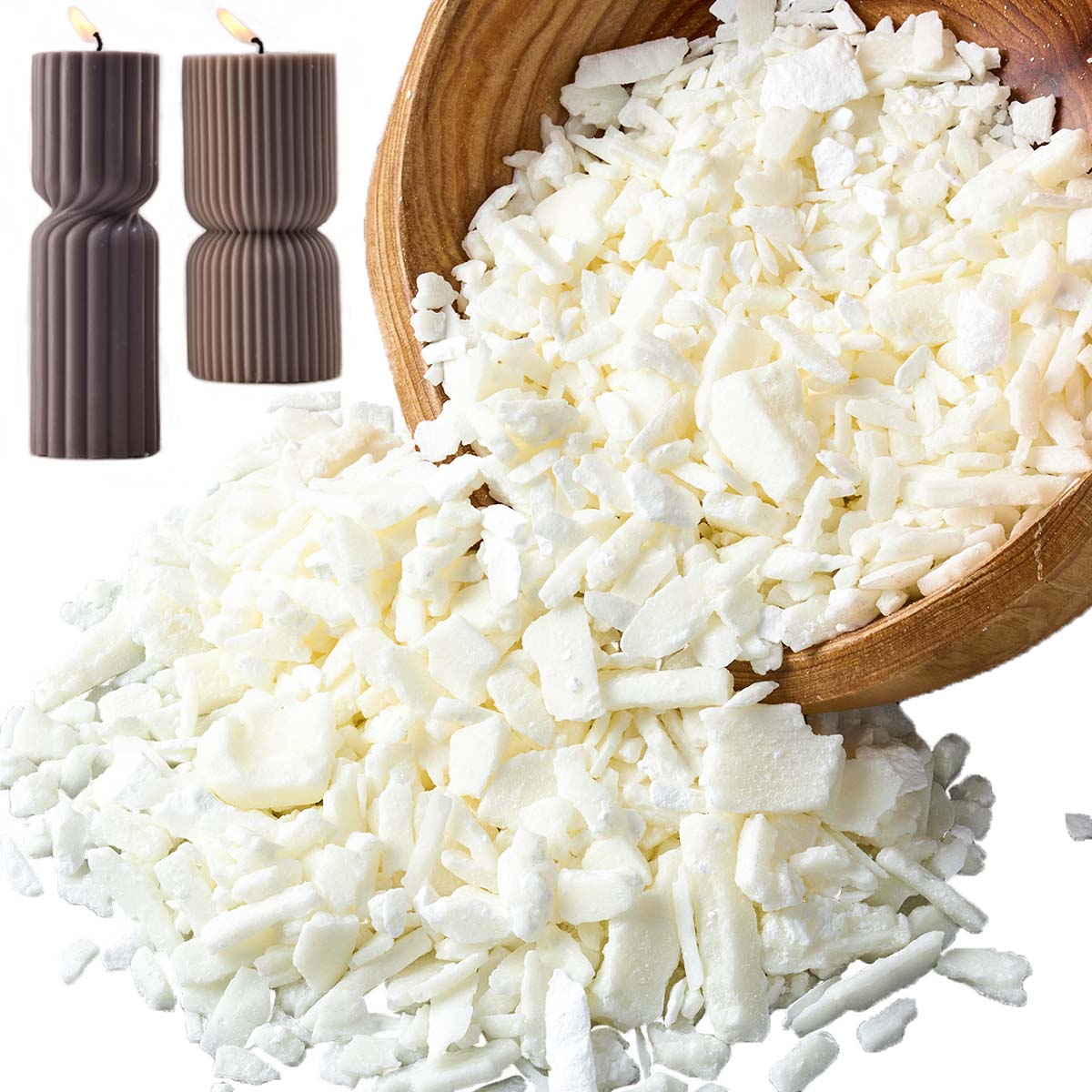 1 Pounds Pure White Soy Wax Fo - огляд і ціна Candle Making Supplies For Beginners