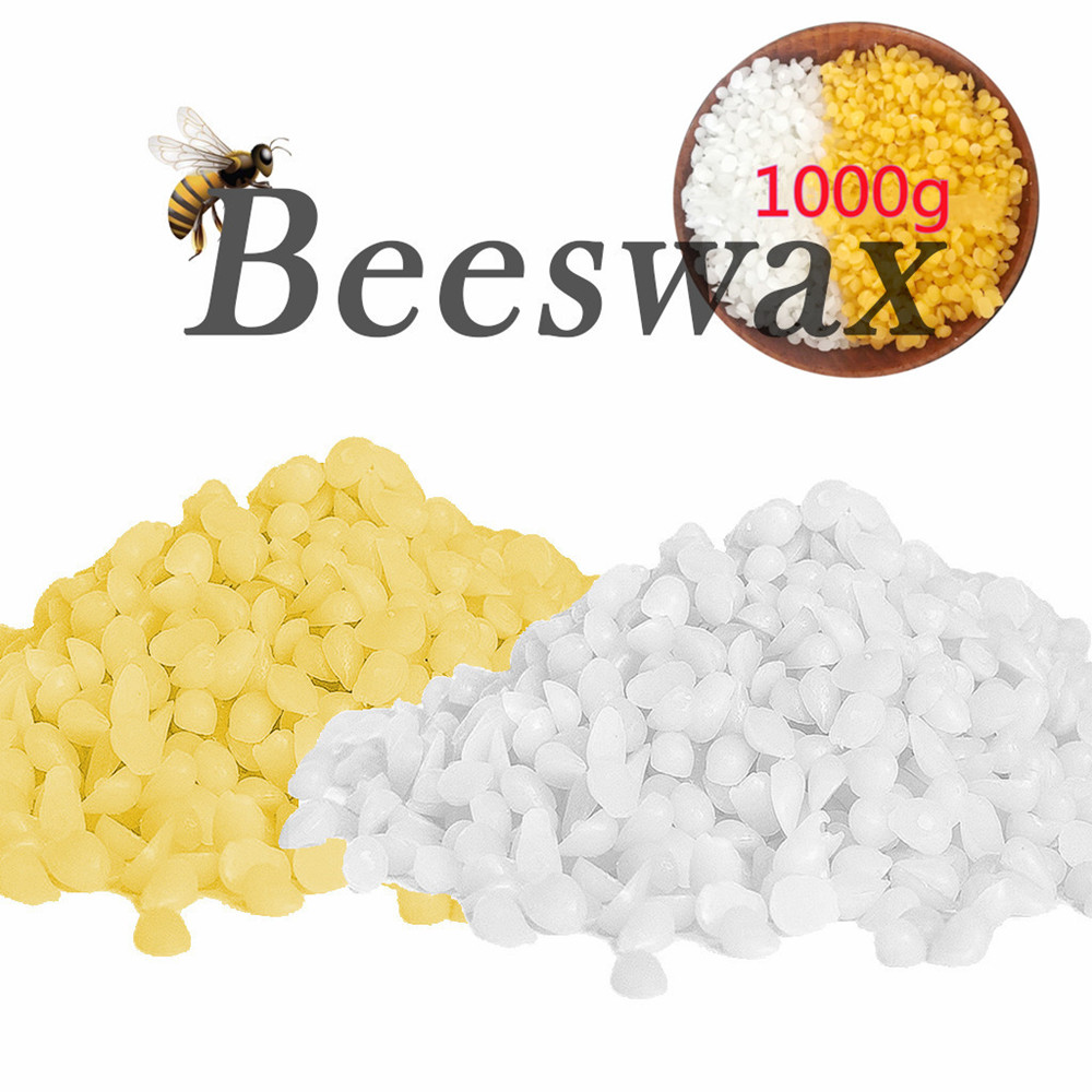 1000g Pure Natural Beeswax 100 - огляд і ціна Candle Making Supplies For Beginners