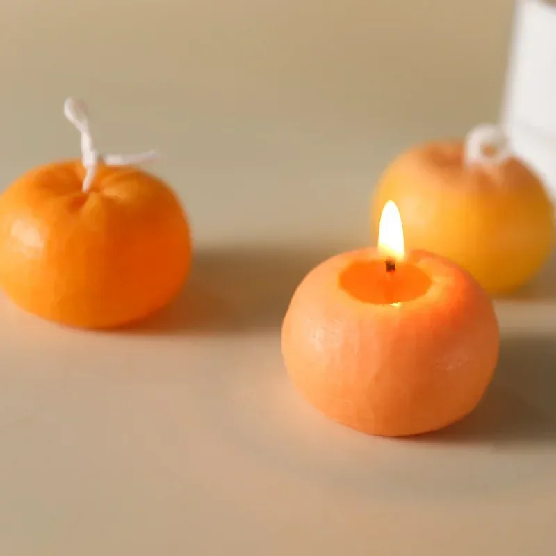 Creative Orange Shape Candle S - огляд і ціна Candle Making Supplies For Beginners