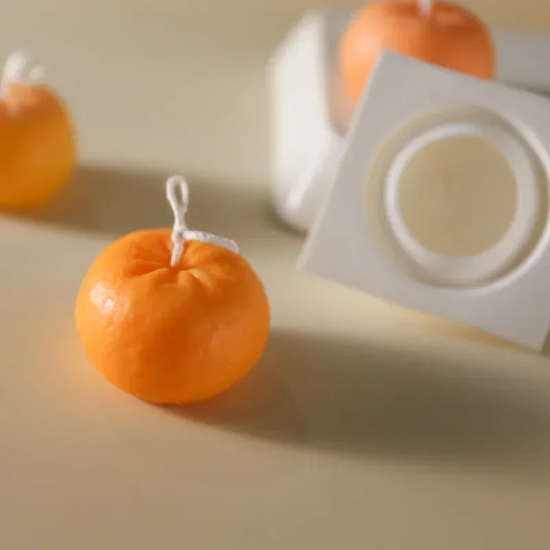 Creative Orange Shape Candle S - огляд і ціна Candle Making Supplies For Beginners
