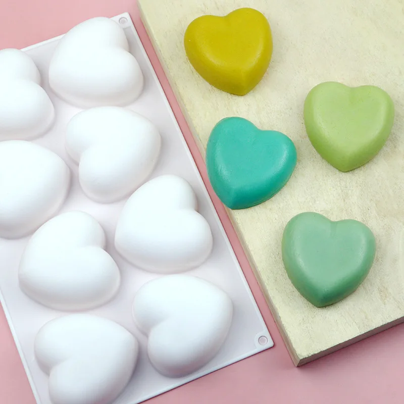 Love Heart Silicone Soap Mold  - огляд і ціна Candle Making Supplies For Beginners