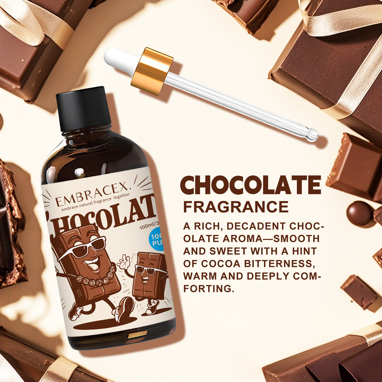 100ml Chocolate Essential Oil  - огляд і ціна Candle Supplies Essential Oils
