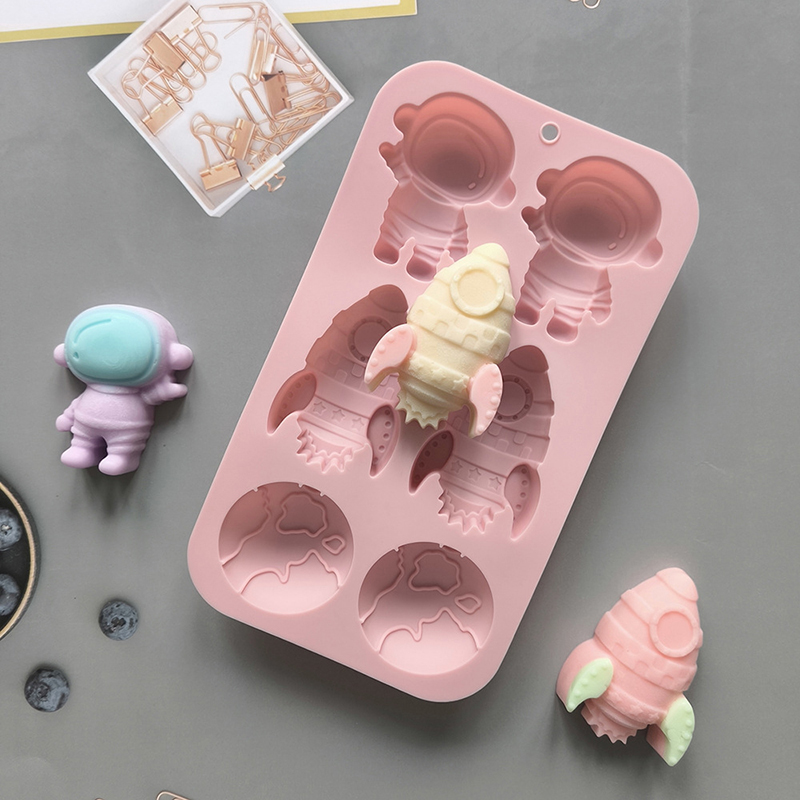 6-hole Cartoon Astronaut Rocke - огляд і ціна Candle Making Supplies For Beginners