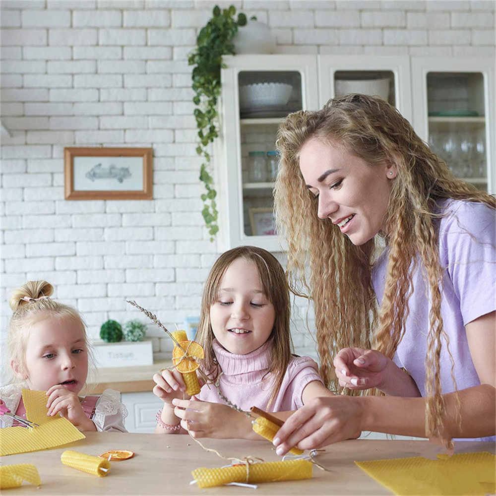 12 pcs Beeswax Thin Sheets Kit - огляд і ціна Beeswax Sheet Roll