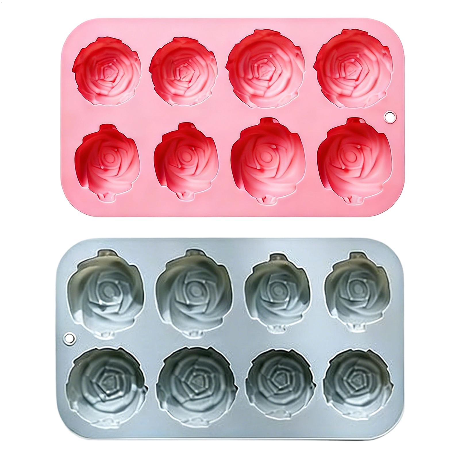 8 Holes Rose Flower Silicone M - огляд і ціна Candle Making Supplies For Beginners