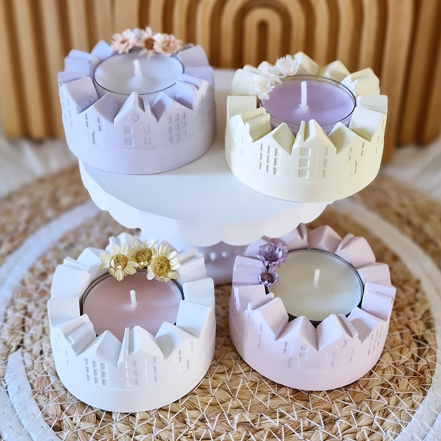 Reusable Silicone Mold Compati - огляд і ціна Candle Holder Supplies