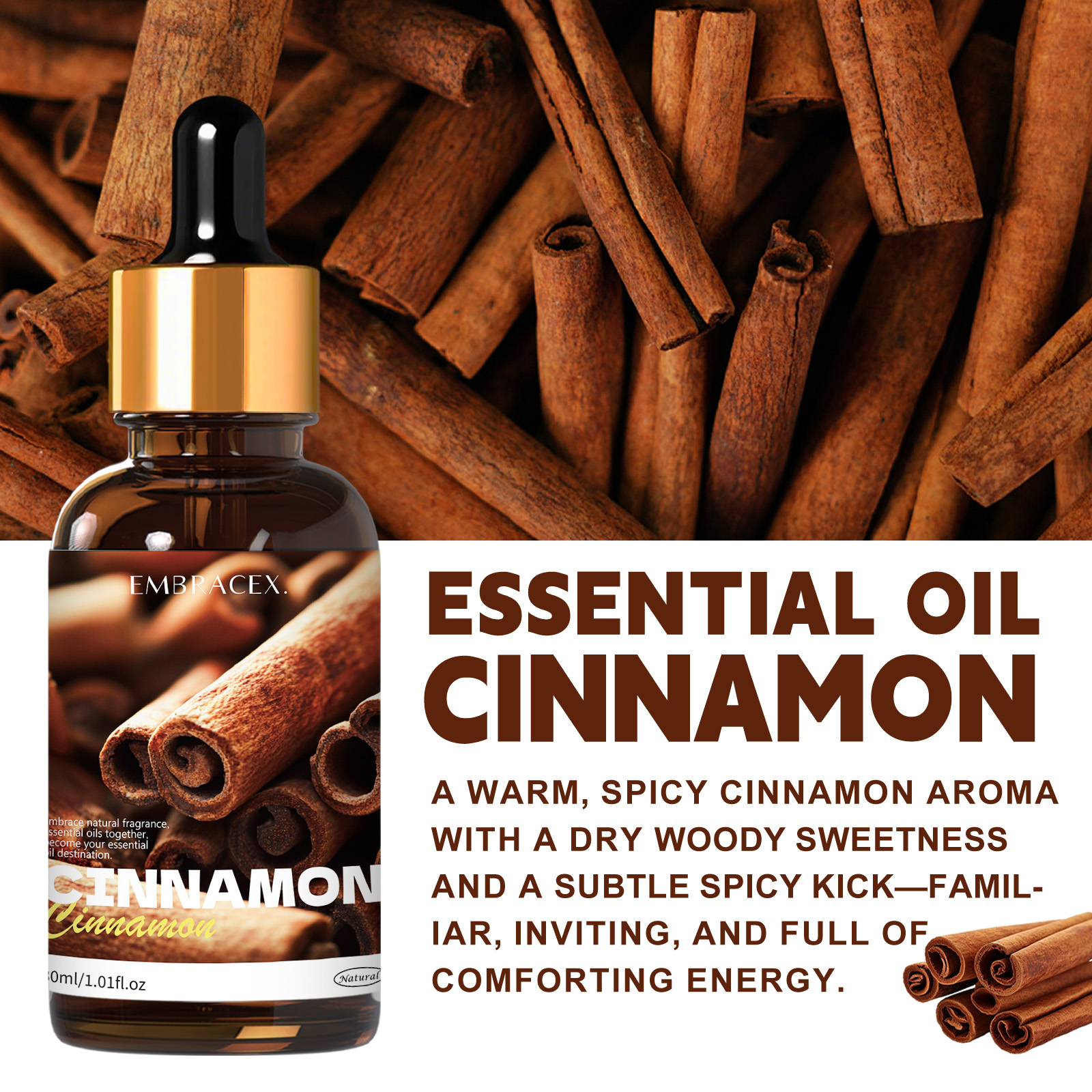 30ml Cinnamon Plant Essential  - огляд і ціна Candle Supplies Essential Oils