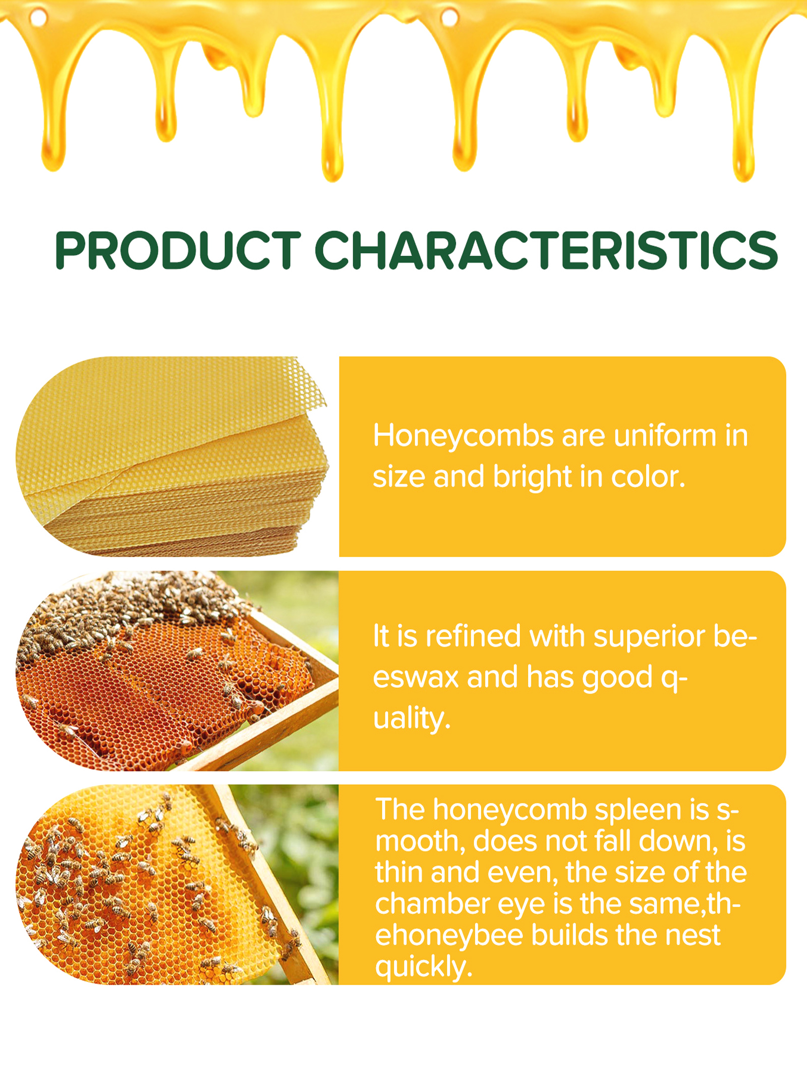 10Pcs Natural Honeycomb Bee Wa - огляд і ціна Candle Making Supplies For Beginners
