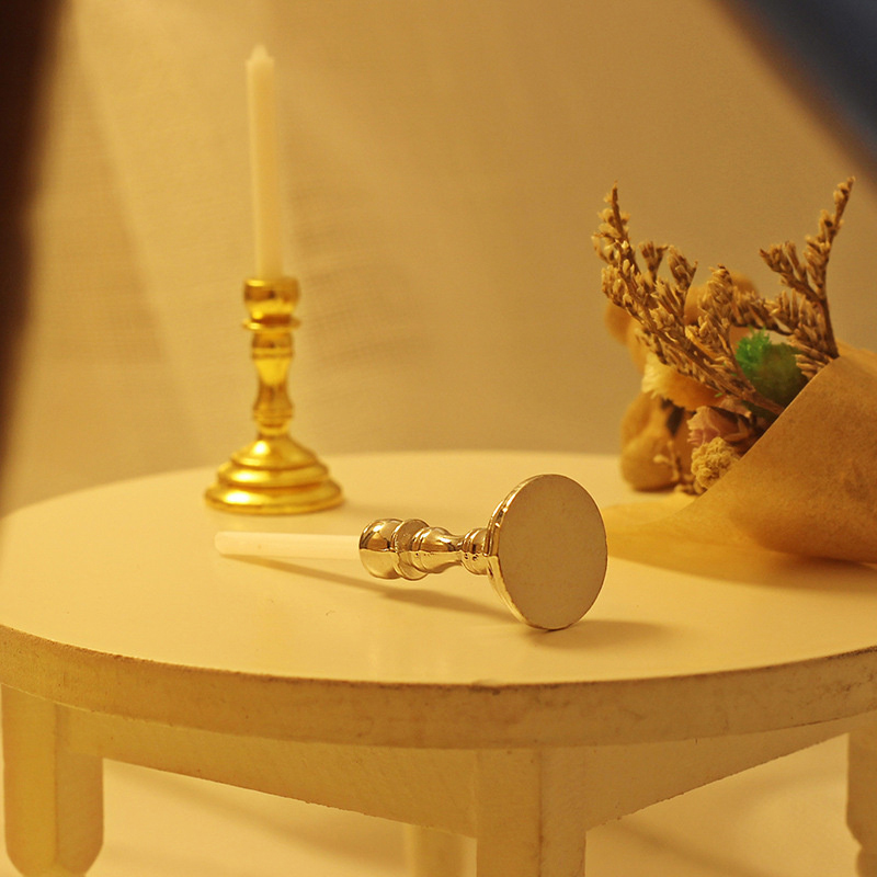 [J] 1Pair 1:12 Dollhouse Minia - огляд і ціна Candle Holder Supplies