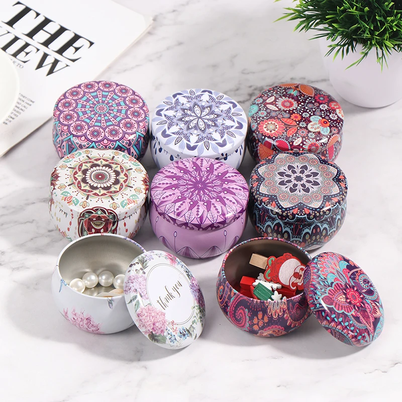 1PC 12Styles Empty Tinplate Bo - огляд і ціна Candle Supplies Essential Oils
