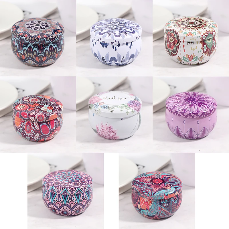 1PC 12Styles Empty Tinplate Bo - огляд і ціна Candle Supplies Essential Oils
