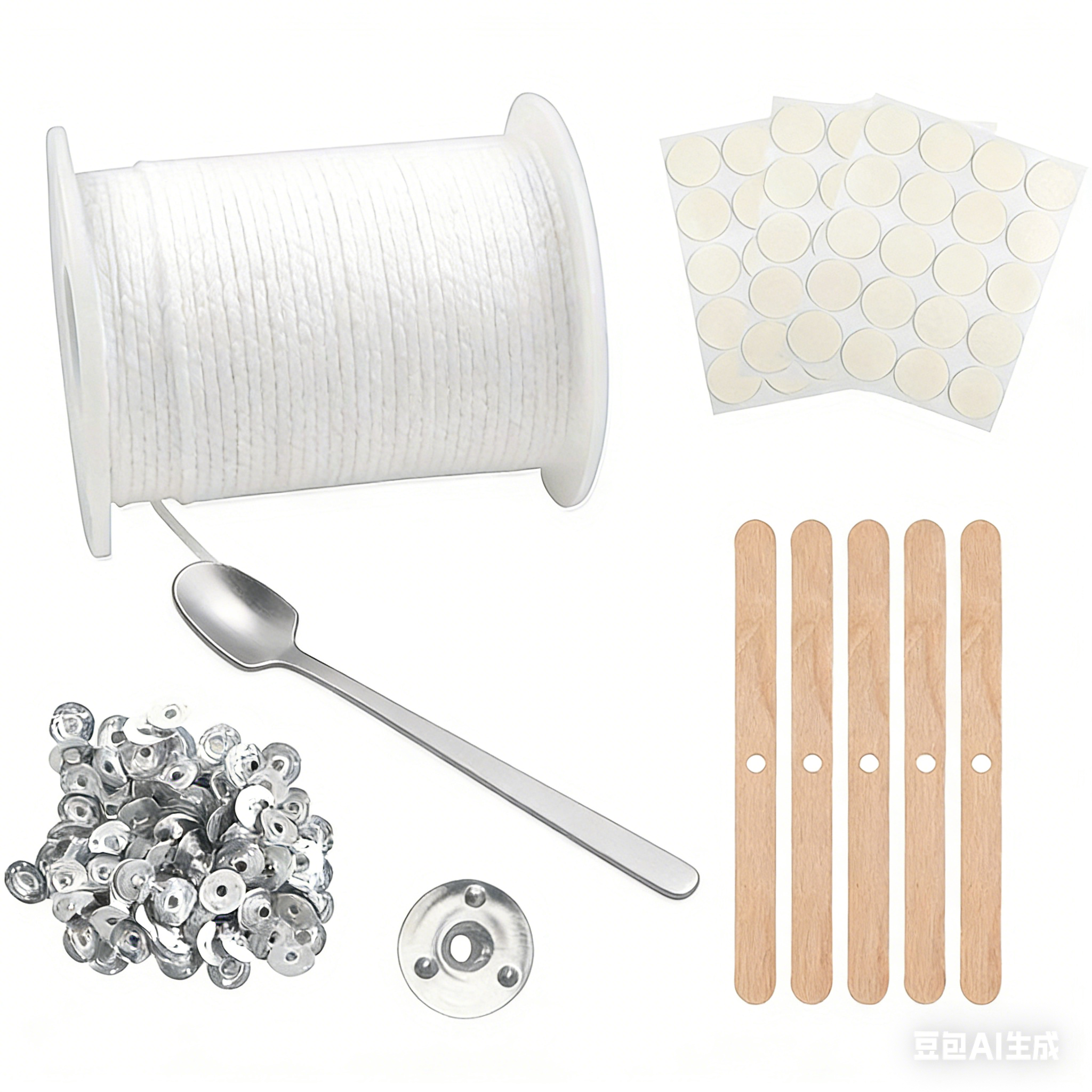 Premium DIY Candle Making Kit: - огляд і ціна Wood Wick Tab Set