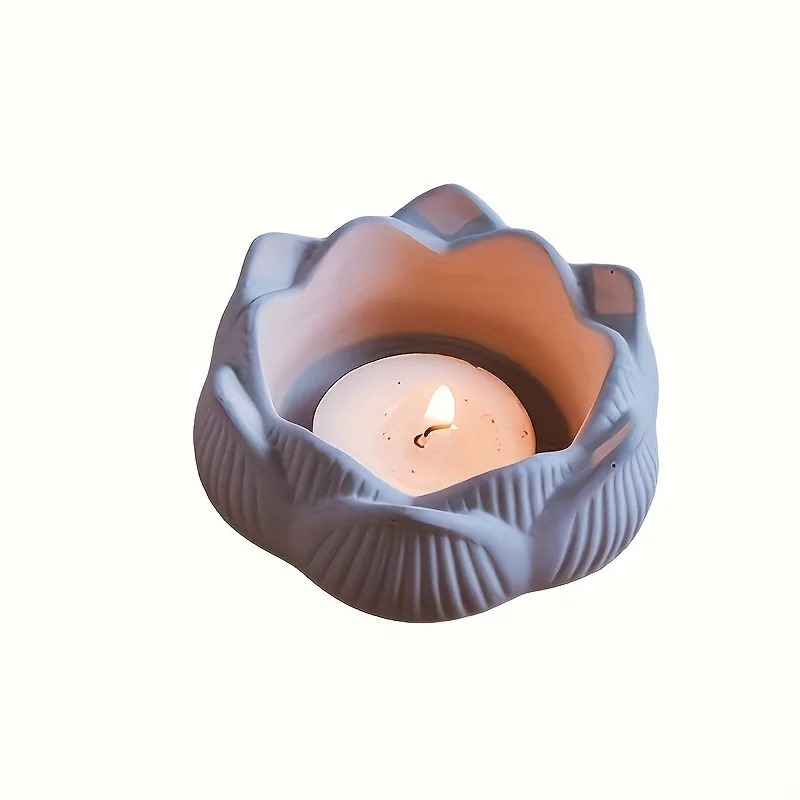 1pc DIY Lotus Flower Silicone  - огляд і ціна Candle Holder Supplies