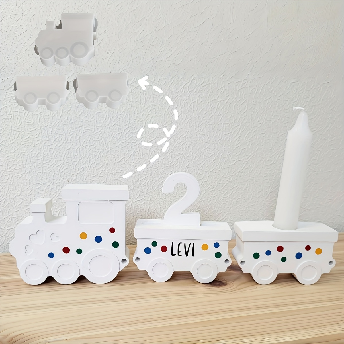 Train Set Resin Silicone Molds - огляд і ціна Candle Holder Supplies