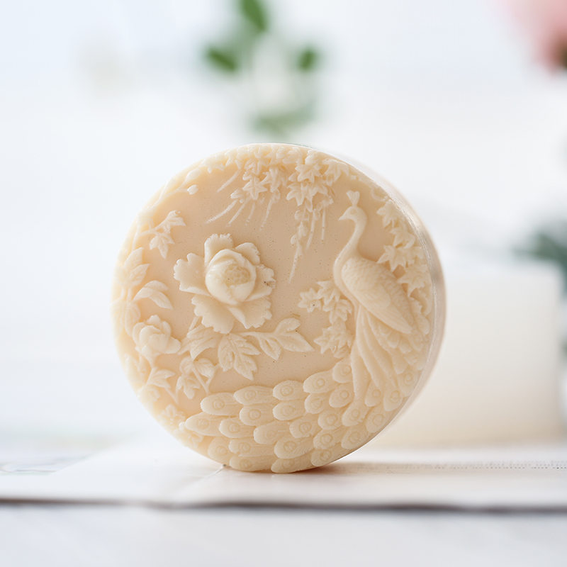 Peacock Flower Pattern Silicon - огляд і ціна Candle Making Supplies For Beginners