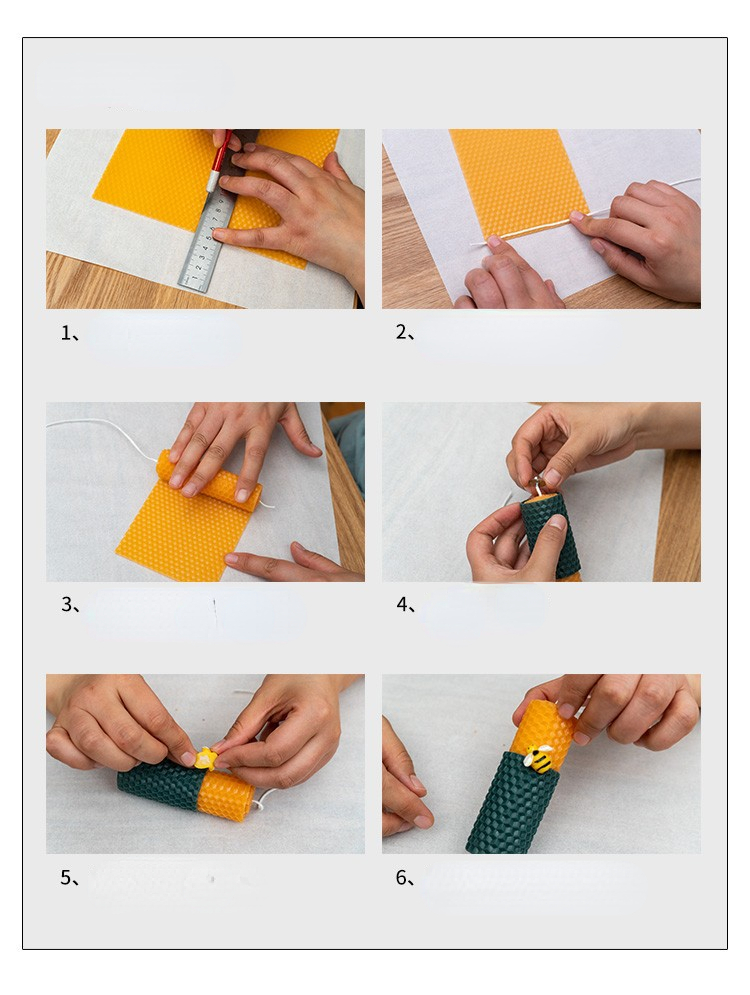 12pcs 15*20CM Beeswax Sheet Ca - огляд і ціна Beeswax Sheet Roll